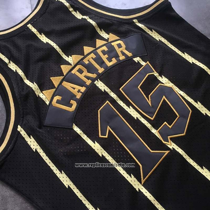 Camiseta Toronto Raptors Vince Carter #15 Mitchell & Ness 1998-99 Negro